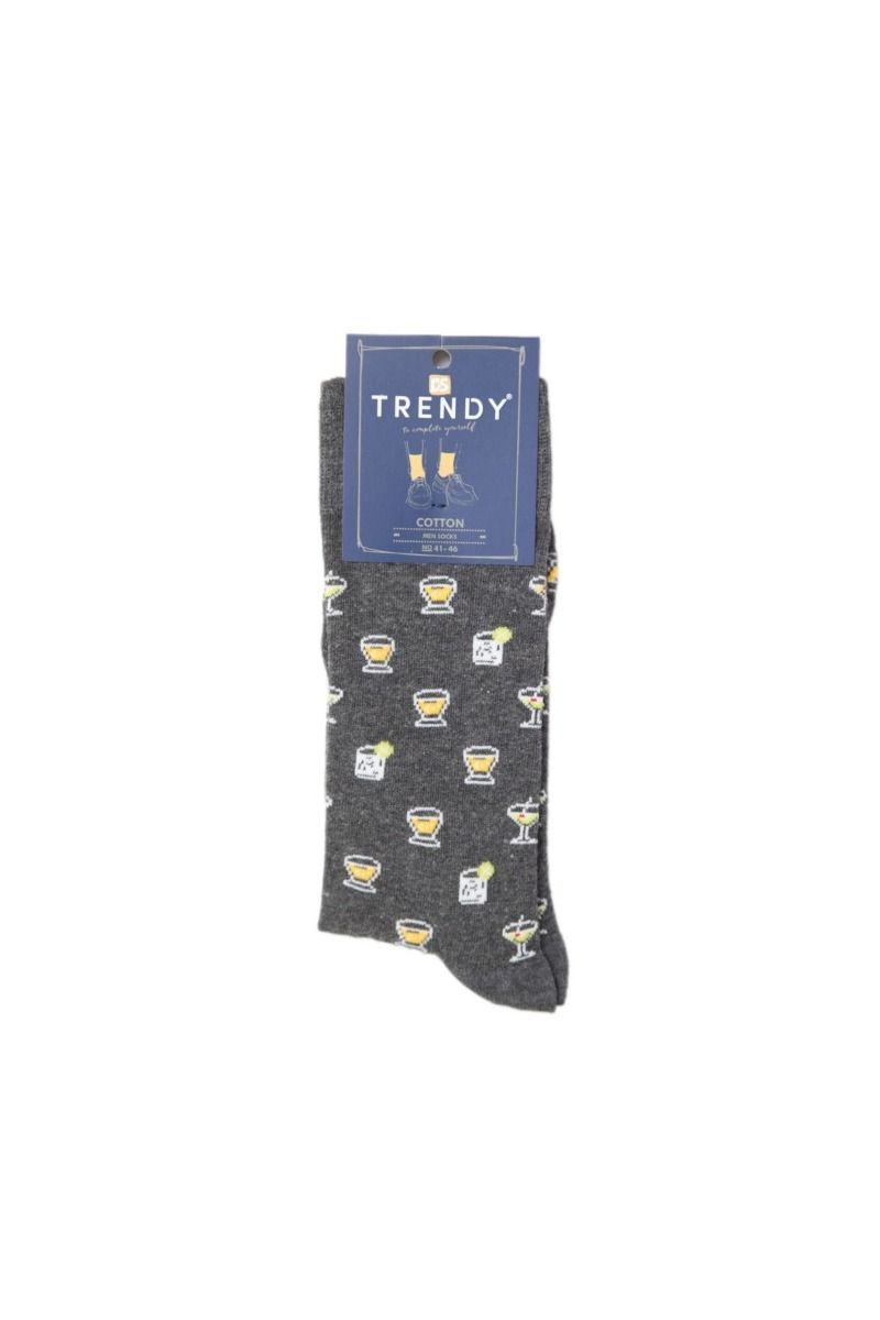Ανδρικές Fashion Κάλτσες "Trendy" GREY MARTINI
