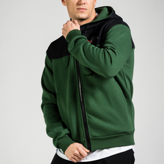 Ανδρικό Τζάκετ Hybrid Hoody Green Anthrax Machines
