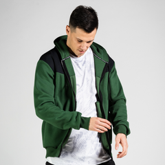 Ανδρικό Τζάκετ Hybrid Hoody Green Anthrax Machines