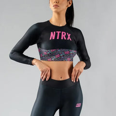 Helia - Longsleeve Crop top Anthrax Mashines
