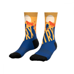 Hiking Blue Sport Socks Anthrax Mashines