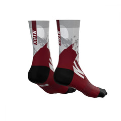 Hiking Maroon Sport Socks Anthrax Mashines