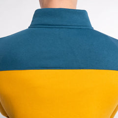 Hybrid Full-Zip Sweatshirt - Zayden - Yellow Anthrax Mashines