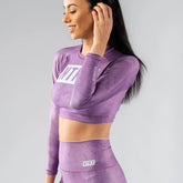 Juliet Lilac - Longsleeve Crop top Anthrax Mashines