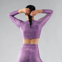 Juliet Lilac - Longsleeve Crop top Anthrax Mashines