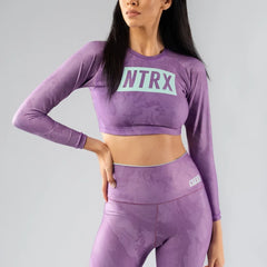 Juliet Lilac - Longsleeve Crop top Anthrax Mashines