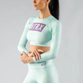 Juliet Mint- Longsleeve Crop top Anthrax Mashines