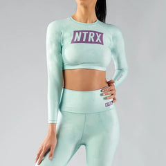 Juliet Mint- Longsleeve Crop top Anthrax Mashines
