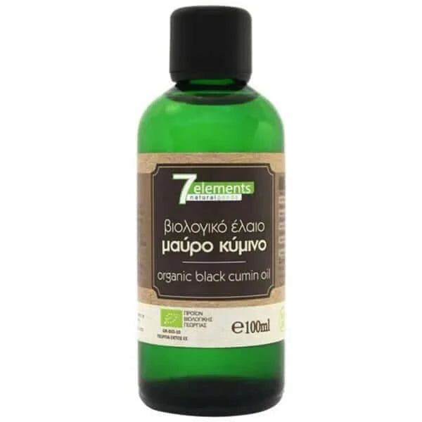 7elements Βιολογικό Έλαιο Μαύρο Κύμινο 100ml