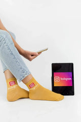 Ημίκοντες Κάλτσες "Modernity" SOCIAL MEDIA 4 ζευγάρια