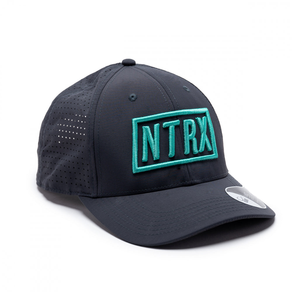 NTRX Sports Caps - Aqua Grey Peak Anthrax Machines