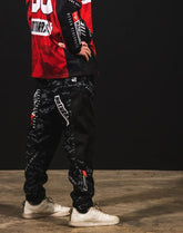 Αθλητικό Παντελόνι Battle Black Spartan Pants Anthrax Mashines