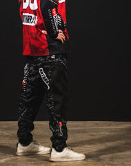 Αθλητικό Παντελόνι Battle Black Spartan Pants Anthrax Mashines