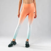 Polaris Orange Ψηλόμεσο Fitness Κολάν Anthrax Sportswear