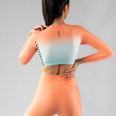 Polaris Orange - Longsleeve Crop top Anthrax Mashines