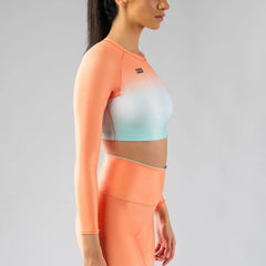 Polaris Orange - Longsleeve Crop top Anthrax Mashines