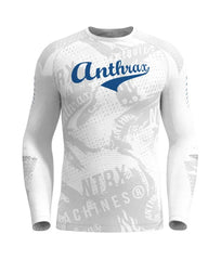 Αντηλιακή Μπλούζα Berserker White - Rashguard SPF50 + Anthrax Machines