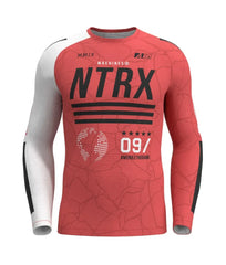 Αντηλιακή Μπλούζα TrueSpeed Red - Rashguard SPF50 + Anthrax Machines