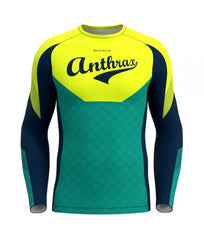 Αντηλιακή Μπλούζα Rogue Lime - Rashguard SPF50 + Anthrax Machines