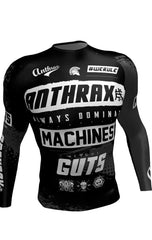 Αντηλιακή Μπλούζα TrueGrit Airlite Black - Rashguard SPF50 + Anthrax Machines
