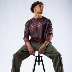 Ανδρική Μπλούζα Rugged - Dark Maroon - Pro-Fit LS Anthrax Mashines