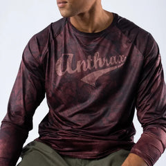 Ανδρική Μπλούζα Rugged - Dark Maroon - Pro-Fit LS Anthrax Mashines