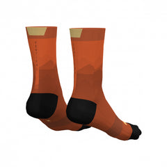 Sunset Blaze - Vertical - Sport Socks Anthrax