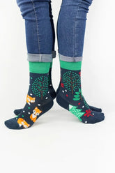 Χριστουγεννιάτικες Unisex "Trendy" Κάλτσες TREES