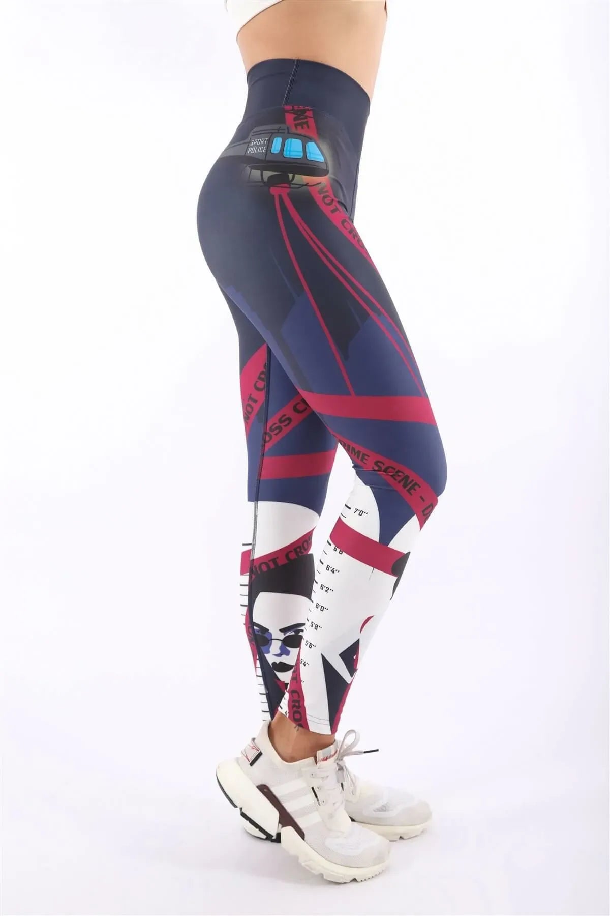 Κολάν Push Up Fit Do Not Cross Superstacy