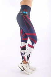 Κολάν Push Up Fit Do Not Cross Superstacy