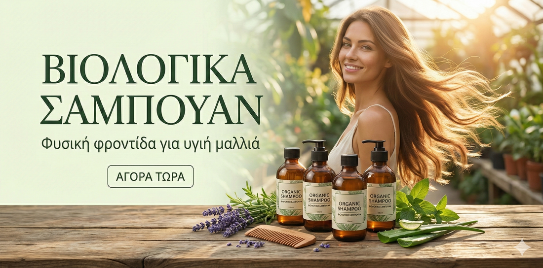 Βιολογικά Σαμπουάν.  Αναζητήστε το κατάλληλο σαμπουάν για τον δικό σας τύπο μαλλιών. 