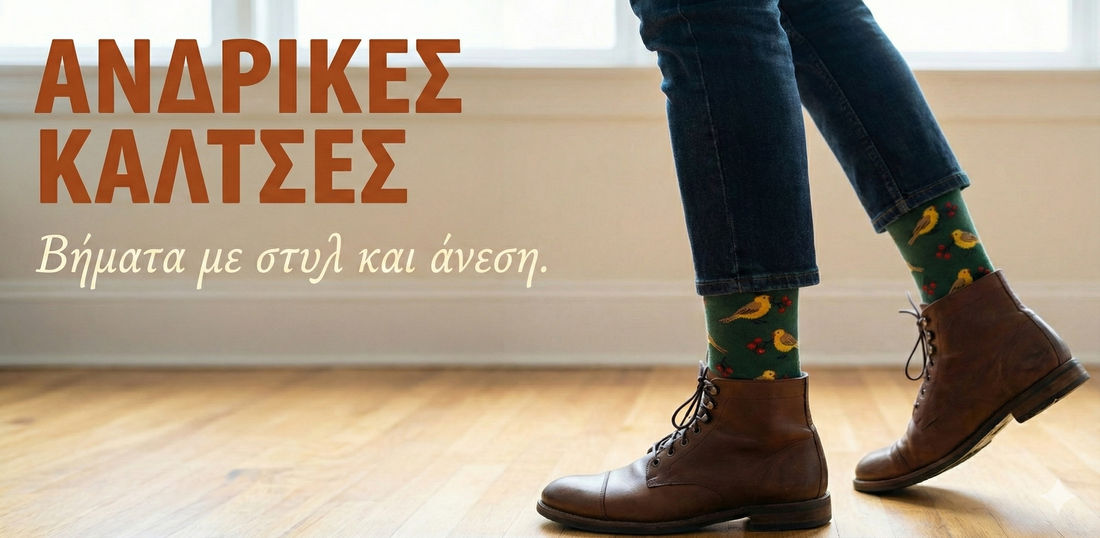 Ανδρικές Κάλτσες - Men Socks - Με Σχέδια -Χρώματα