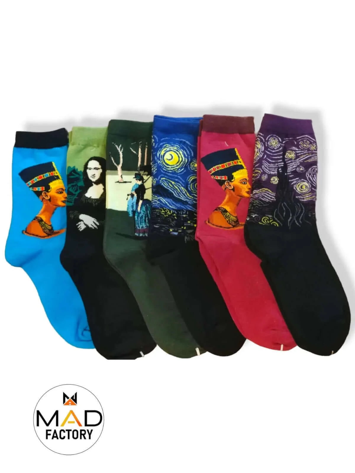 Art Addict Socks Σετ 6 Κάλτσες