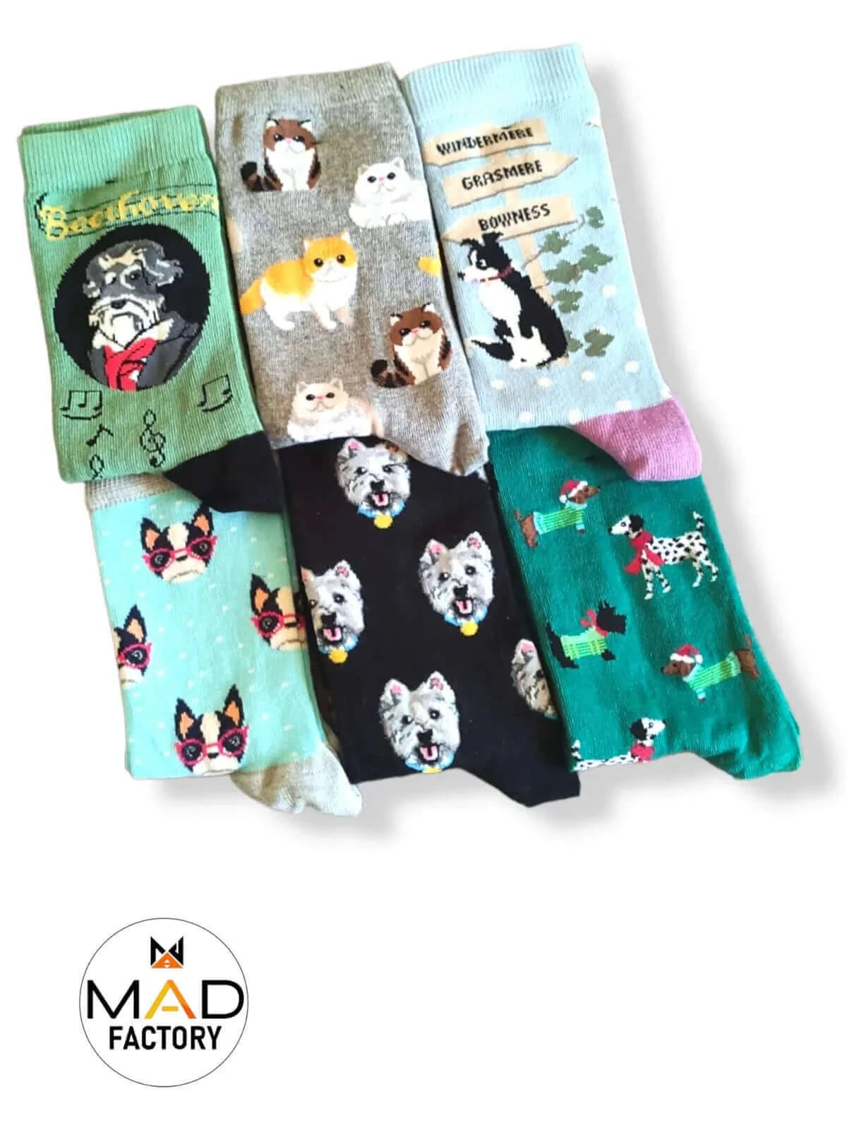 Animal Lover Socks Σετ 6 Κάλτσες