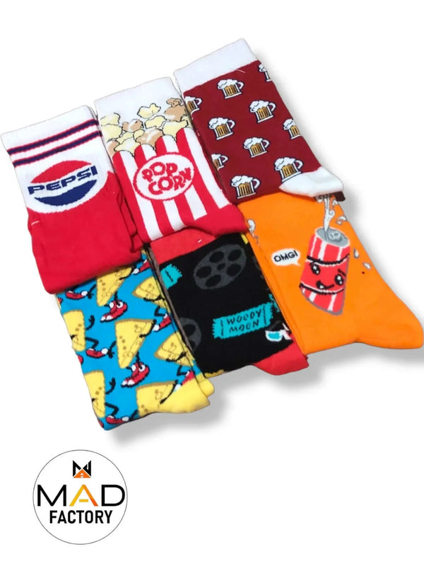 Movie Time Socks Σετ 6 Κάλτσες