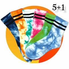 Rainbow Splash Socks Σετ 6 Κάλτσες