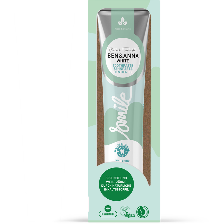 Ben & Anna | Οδοντόκρεμα White με φθόριο, 75ml