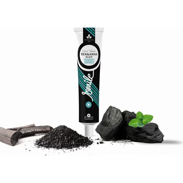 Ben & Anna | Οδοντόκρεμα Black με φθόριο, 75ml