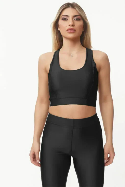 Μονόχρωμο Μεταλλιζέ Μπουστάκι Bodymove