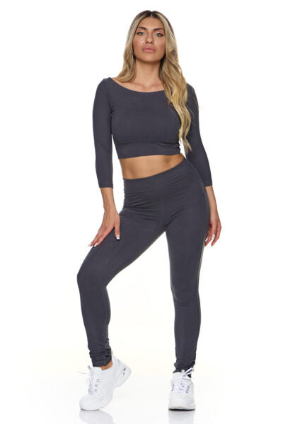 Bodymove Μακρυμάνικο Γυναικείο Μπουστάκι Dry Fit