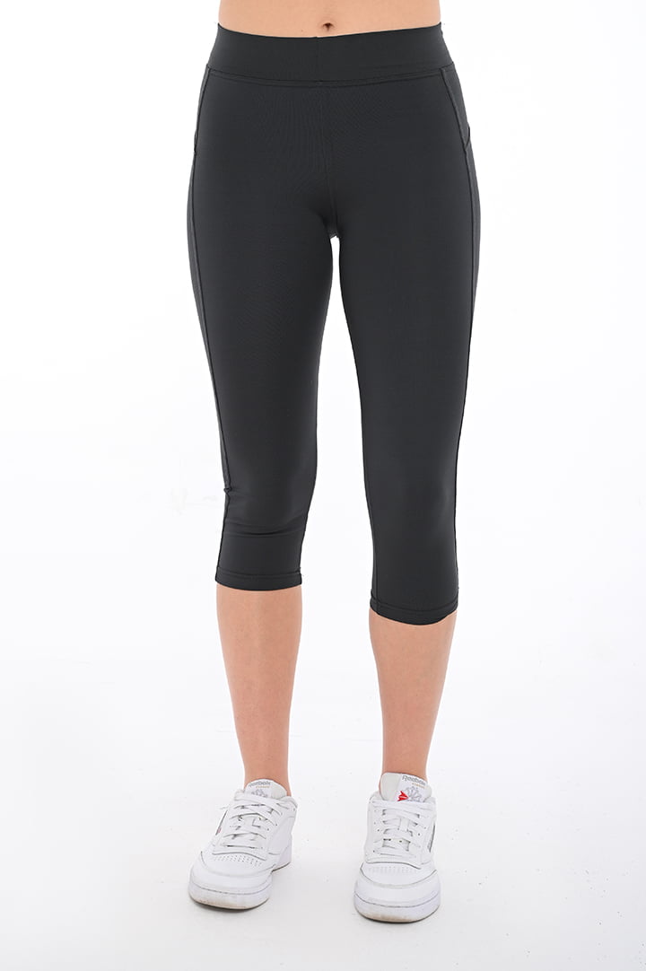 Bodymove Γυναικείο Κάπρι Κολάν Dry Fit με Ζωνάκι