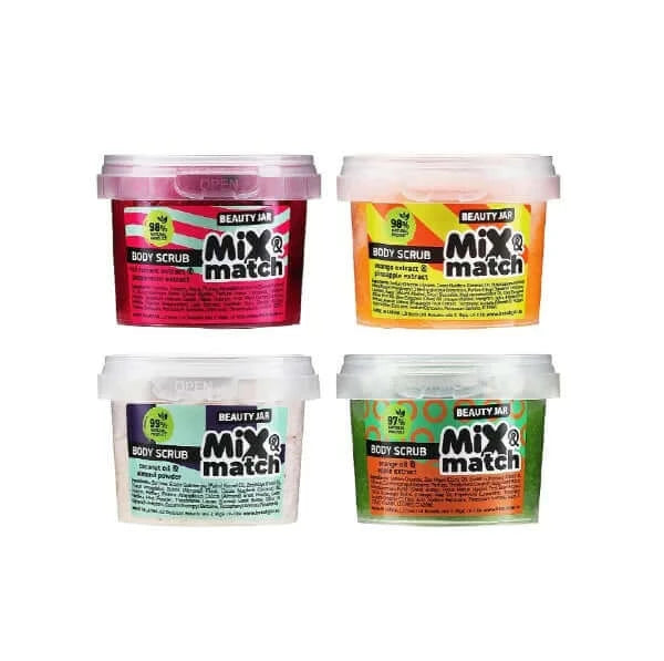 Beauty Jar 3+1 “Mix & Match” Scrub Set #1