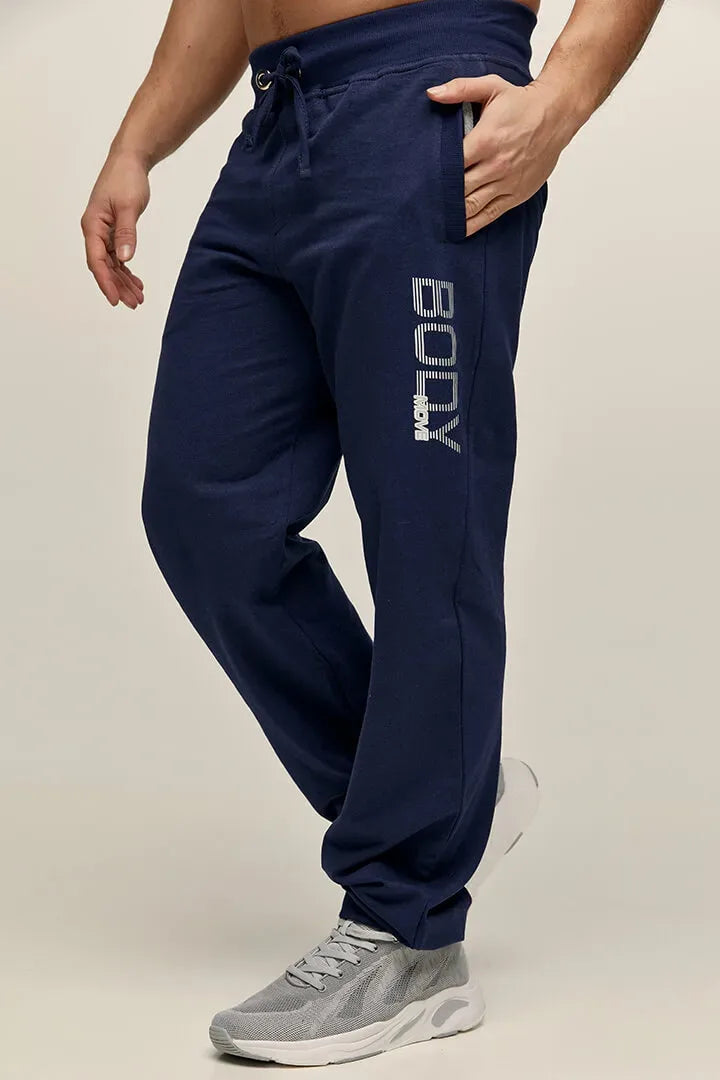 Bodymove Ανδρικό Φούτερ Παντελόνι Φόρμας Μπλε