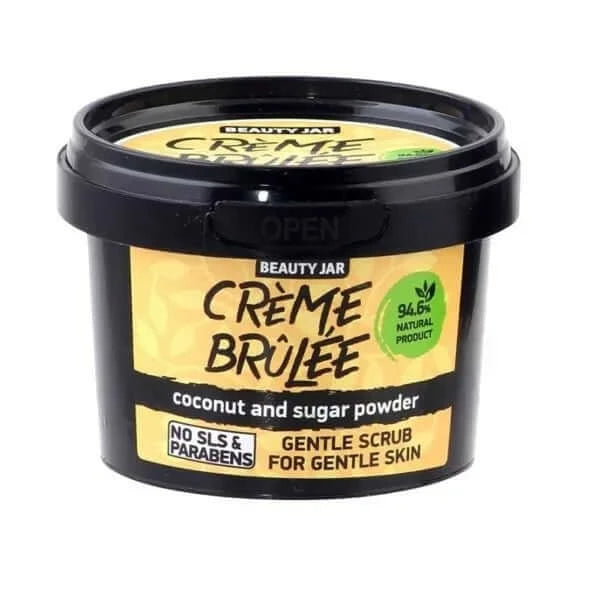 Beauty Jar “CRÈME BRÛLÉE” Απαλό Scrub Προσώπου για Ευαίσθητες Επιδερμίδες 120gr