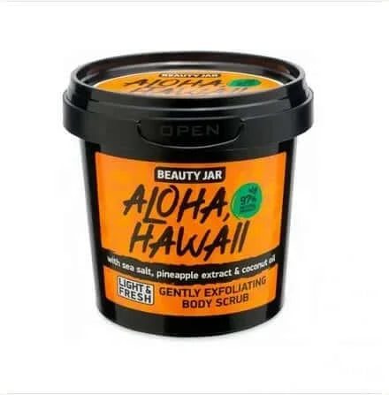Beauty Jar “ALOHA HAWAII” Αναζωογονητικό scrub προσώπου και σώματος 200gr