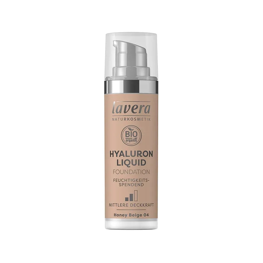 Υγρό Make-up με Υαλουρονικό οξύ Honey Beige 04 30ml Lavera