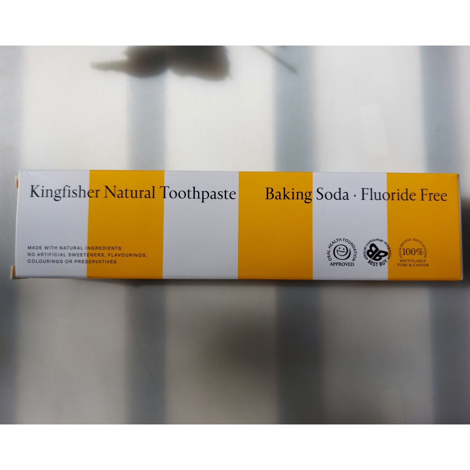 Φυσική οδοντόκρεμα Baking Soda 100ml Kingfisher