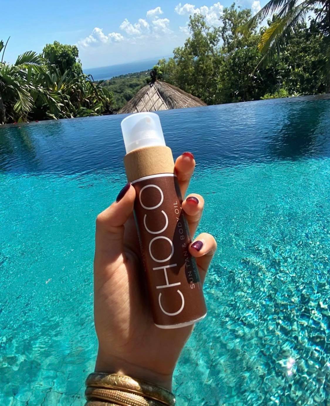 Choco Sun Tan & Body Oil 110ml Cocosolis