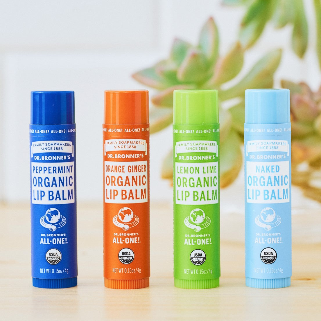 Οργανικό lip balm με άρωμα πορτοκάλι και ginger - Dr.Bronner’s 4gr