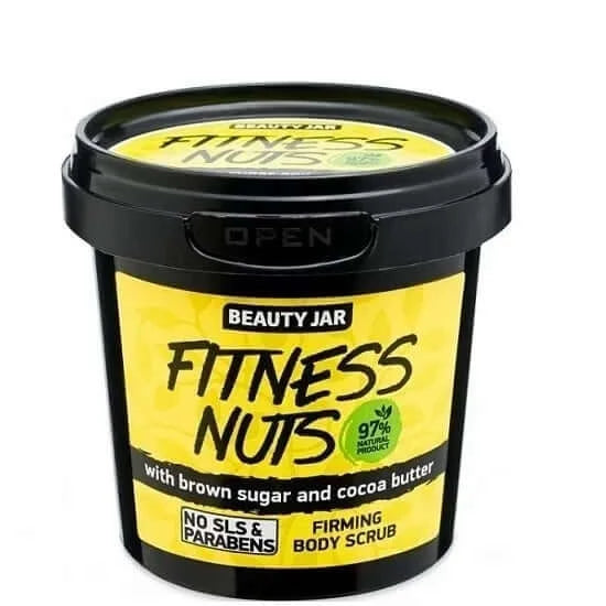 Beauty Jar “FITNESS NUTS” Συσφικτικό scrub σώματος 200g